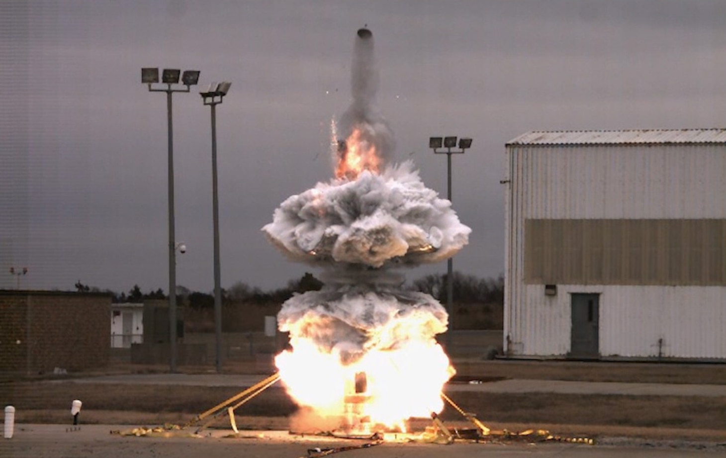 Ground testing for the NASA “Super Soaker” experiment.