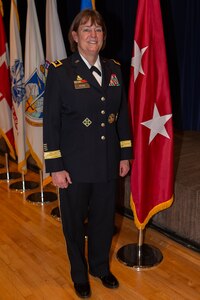 Brig. Gen Michelle M. Rose poses for a photo during a promotion ceremony on Dec. 18, 2020 at Peterson Air Force Base.