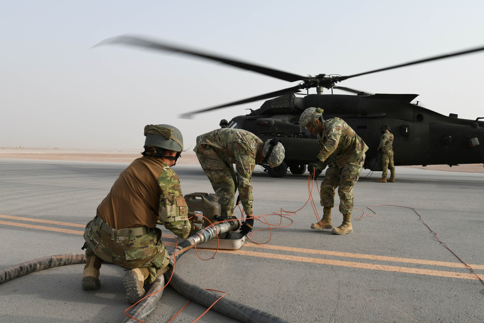 PSAB POL Airmen perform Army FARP