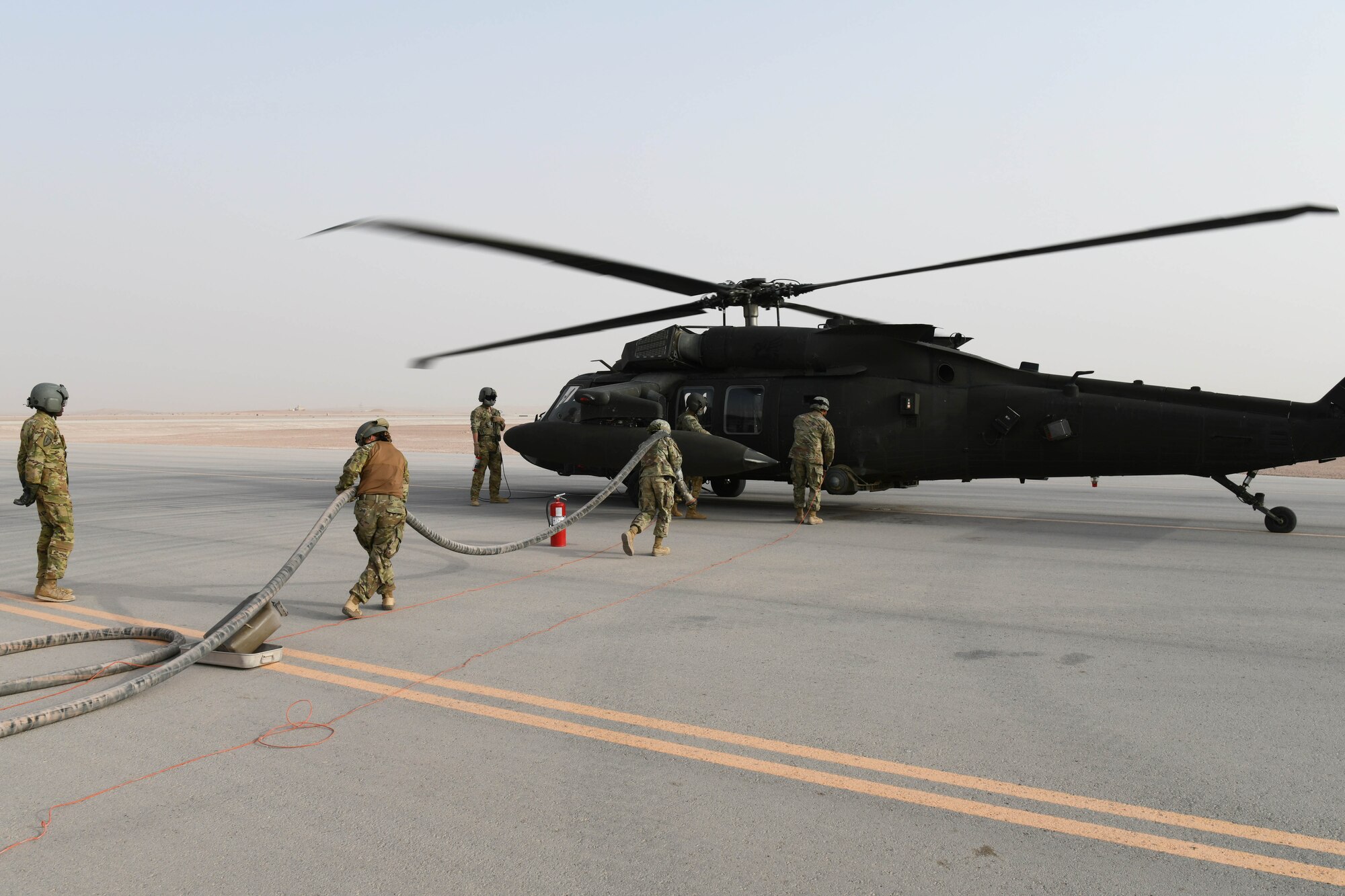 PSAB POL Airmen perform Army FARP