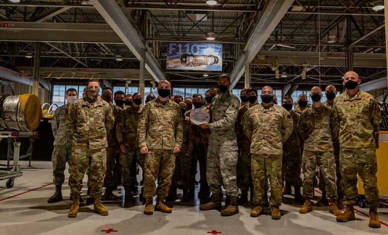 A photo of a group of Airmen.