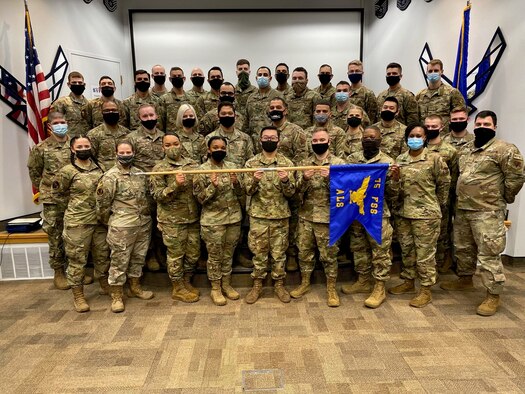 Graduates of Airman Leadership School Class 21-C March 11, 2021, at Hill Air Force Base, Utah.