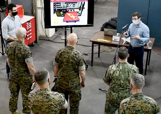 Commandant of the Marine Corps Gen. David H. Berger toured Fleet Readiness Center East facilities March 15.