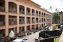 Exterior and interior renovations continue on Bldg. 155, Quad B at Schofield Barracks.  The USACE- Honolulu District project team anticipates renovation completion in Spring 2022.