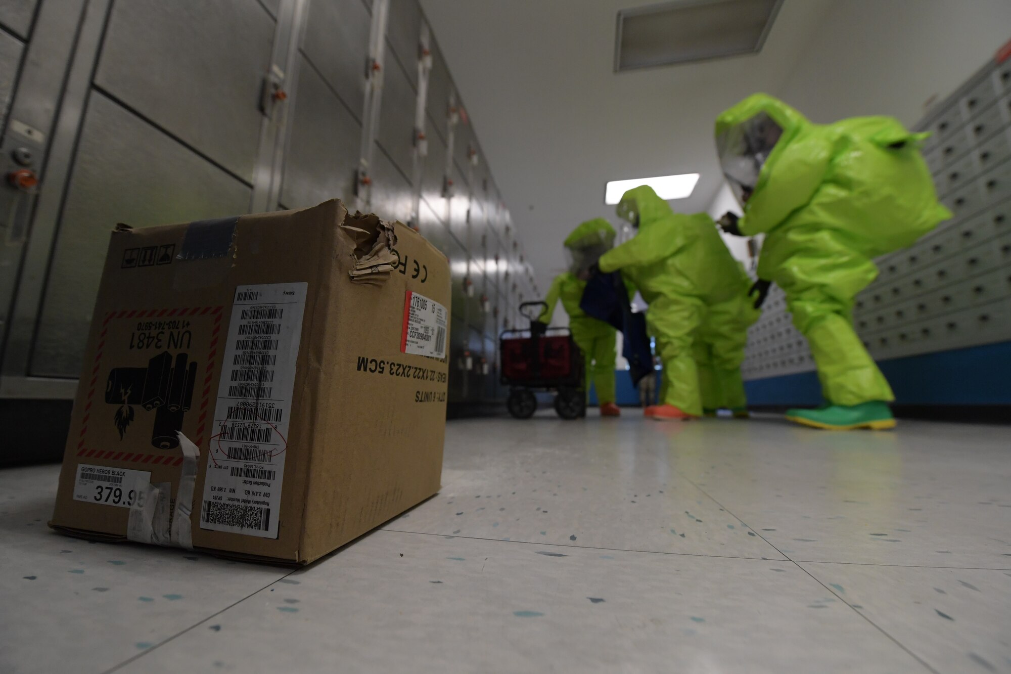 The base held a routine training for a suspicious call
