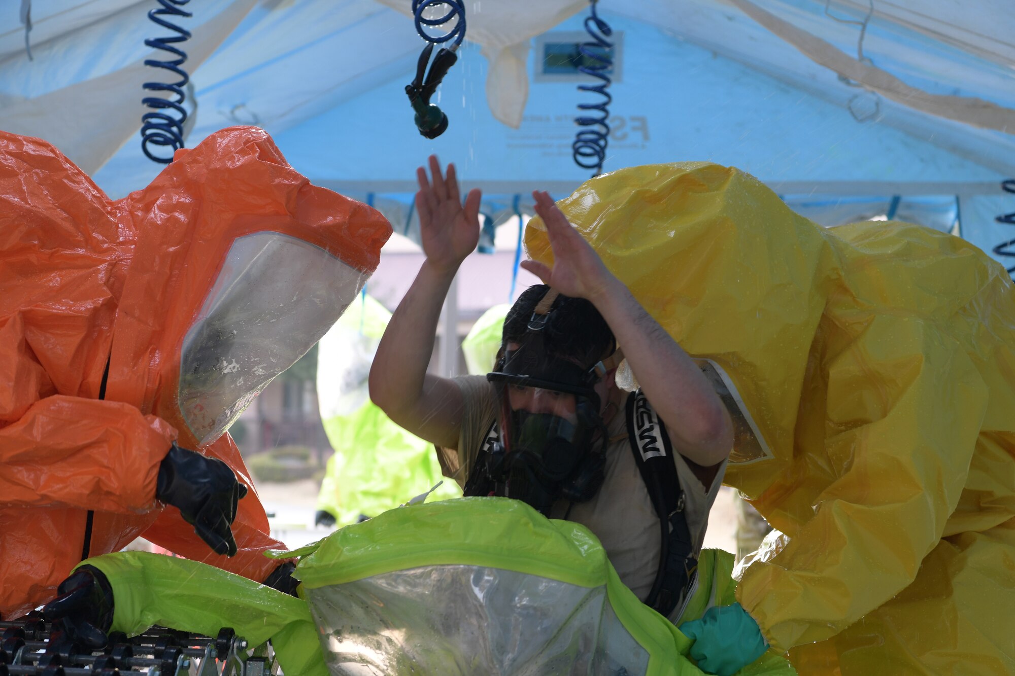 The base held a routine training for a suspicious call
