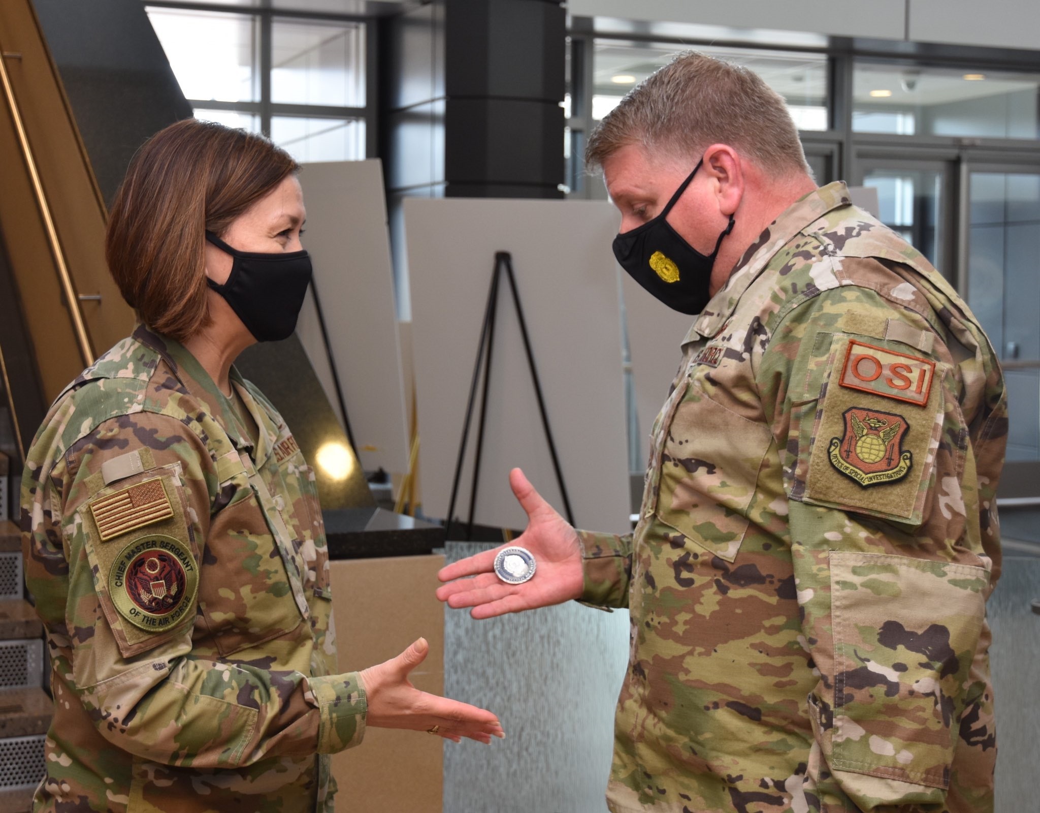 OSI Headquarters Welcomes CMSAF Bass Air University AU Air 