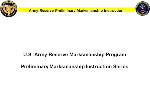 Updated Preliminary Marksmanship Instruction & Evaluation guides for all issue Army small arms equipment can be downloaded at https://www.usar.army.mil/ARM