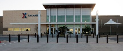 The new 210,000-square-foot Exchange center, located on Funston Road, will include a main exchange, which is scheduled for a ribbon-cutting opening April 15. Because of COVID-19 restrictions, the ribbon-cutting will be limited to JBSA leaders and AAFES representatives.