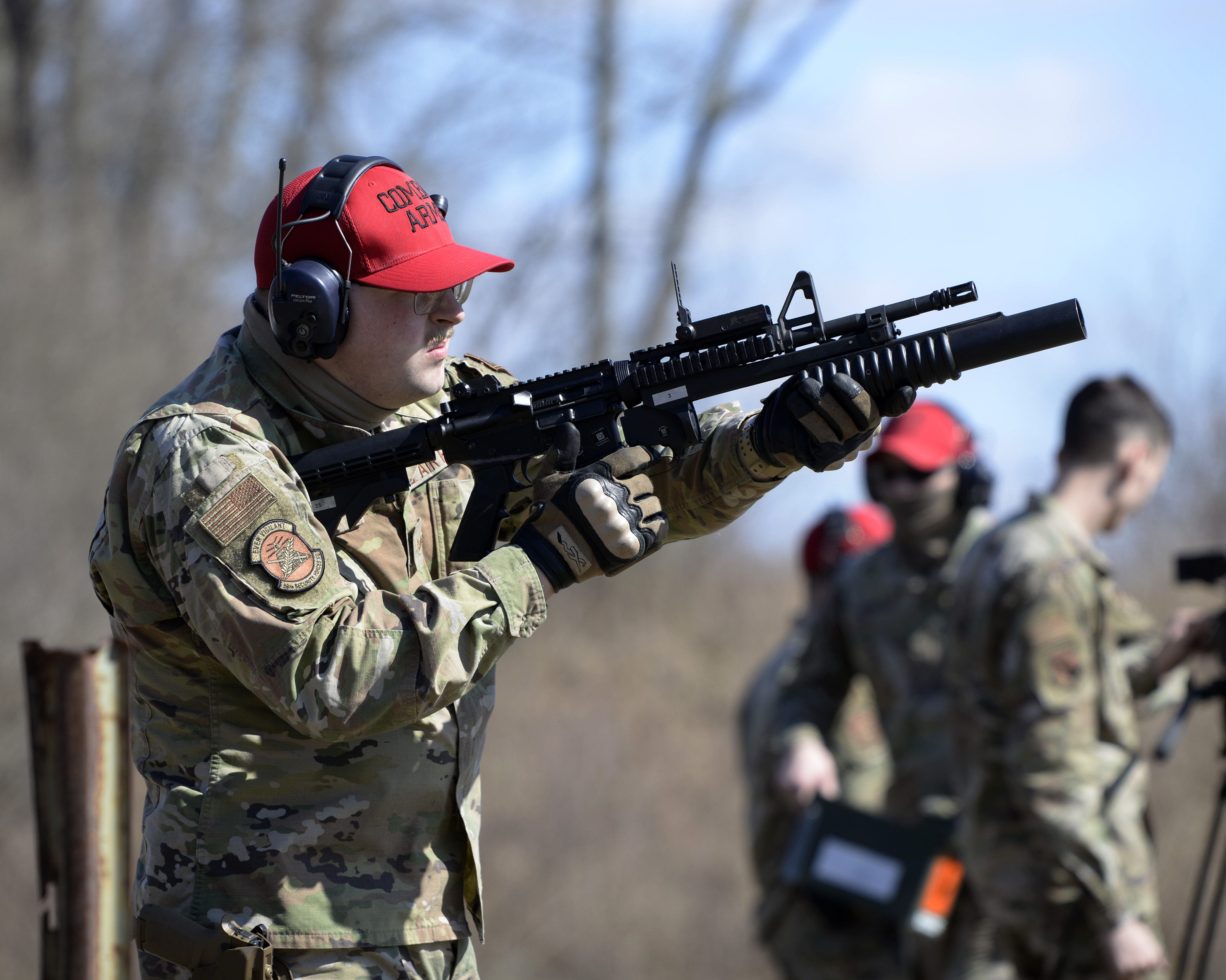 Security Forces bring out big guns at Army base