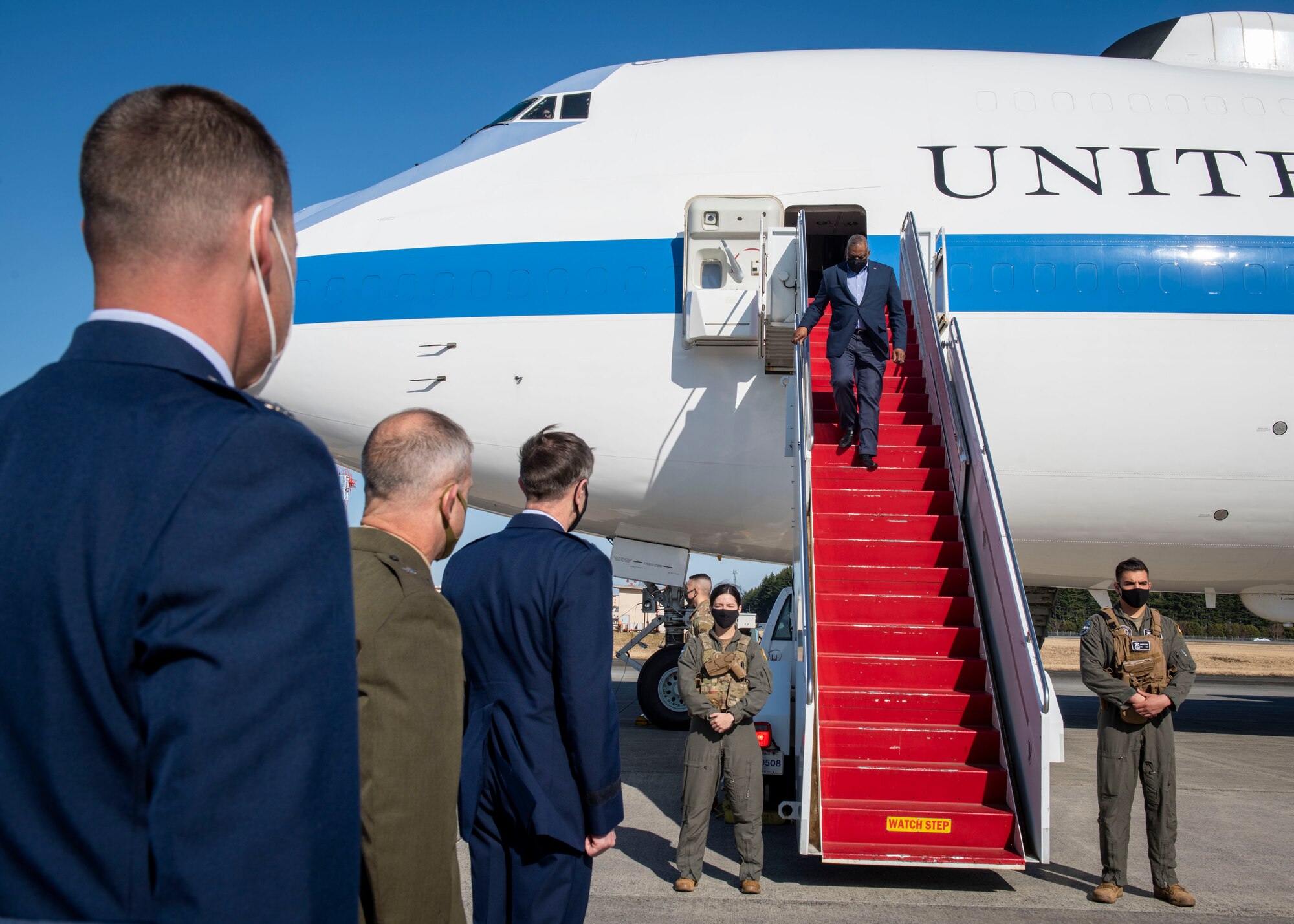 Secretary of Defense Lloyd J. Austin III visits Yokota