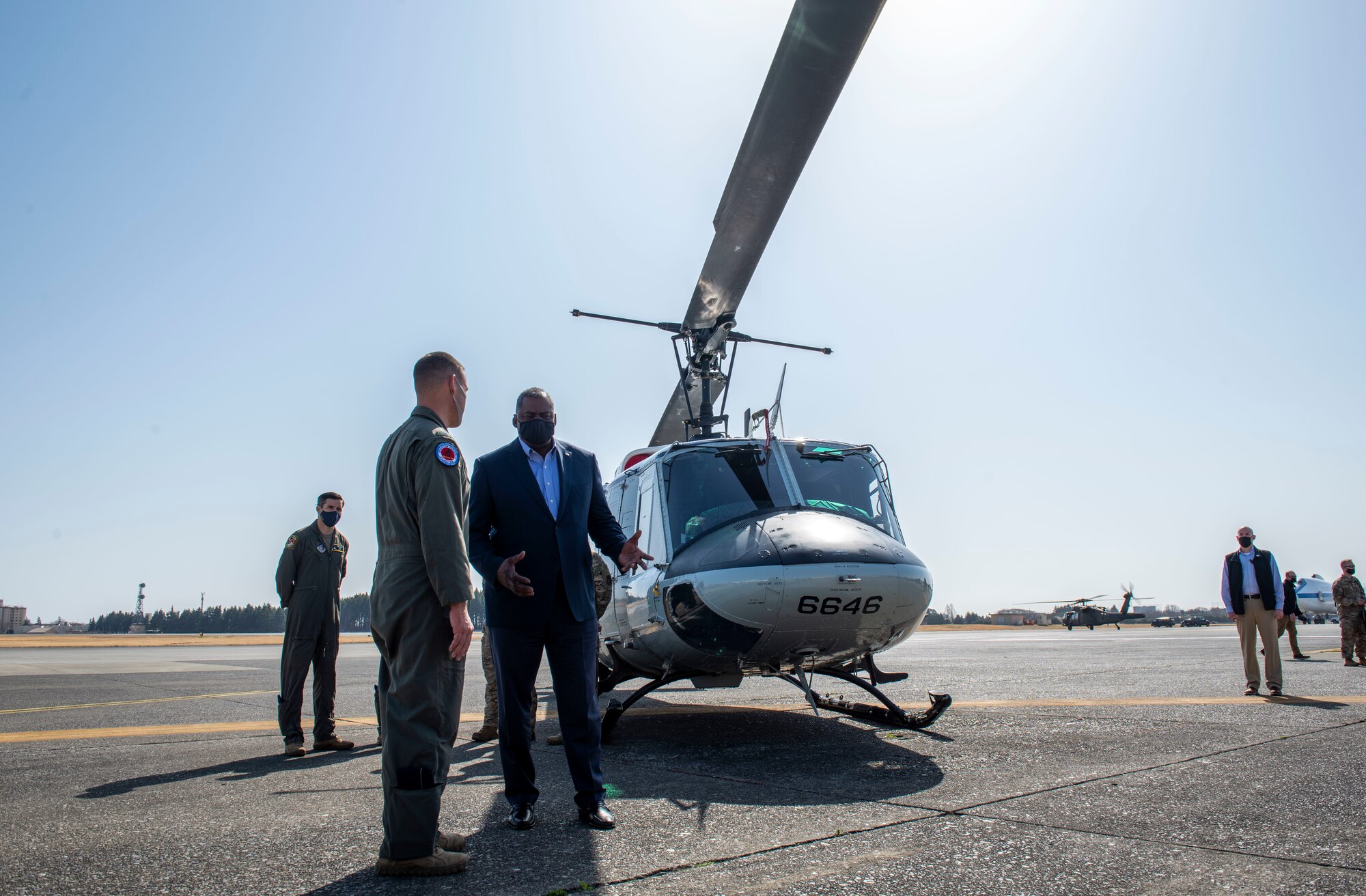 Secretary of Defense Lloyd J. Austin III visits Yokota
