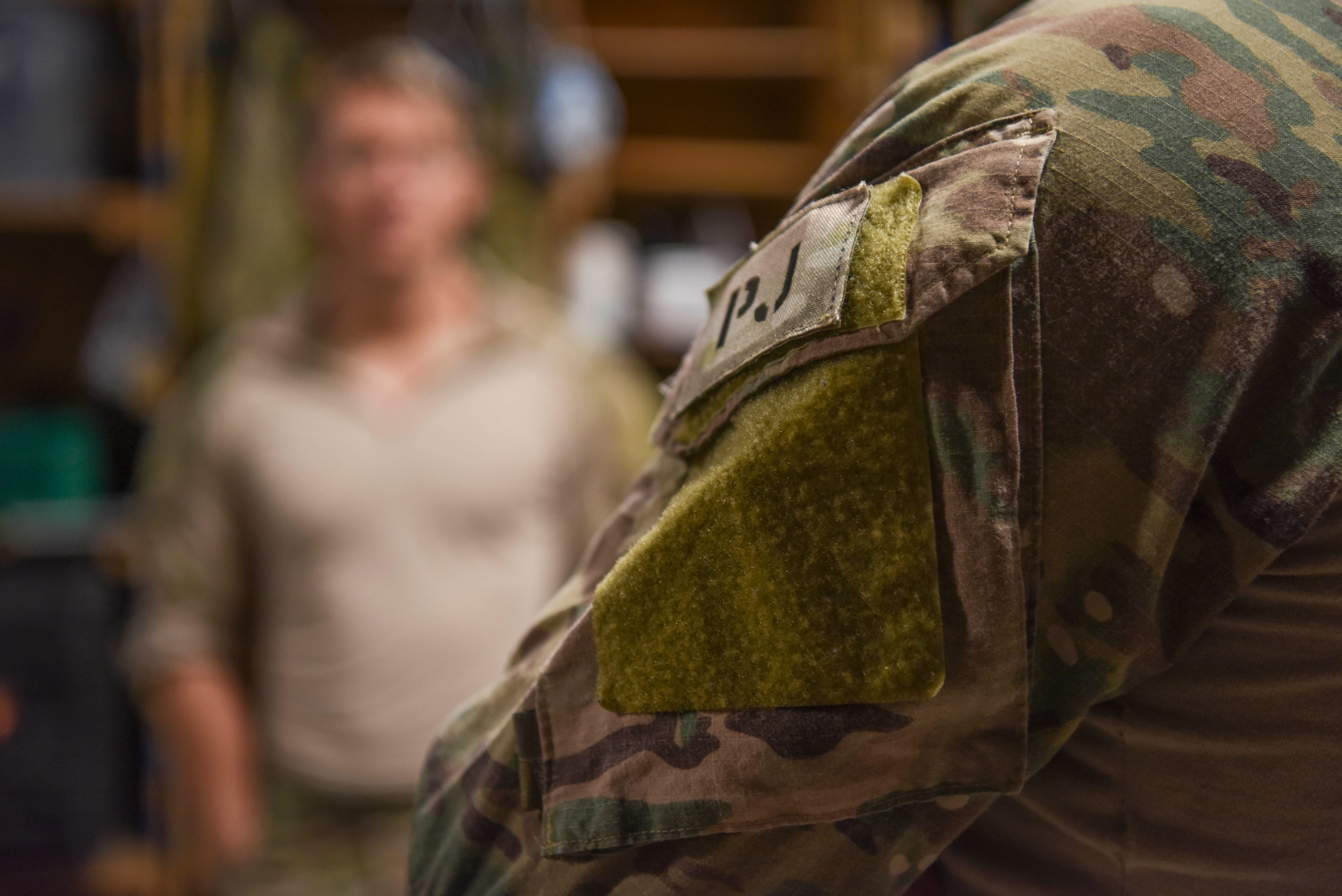 Members of the 82nd Expeditionary Rescue Squadron prepare to do a prejump brief at Camp Lemonnier, Djibouti, March 16, 2021.