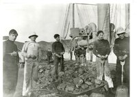 Coaling the cutter Bear in Alaska