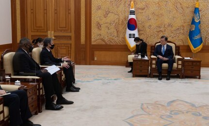 Secretary Blinken and Secretary Austin’s Meeting with Republic of Korea President Moon