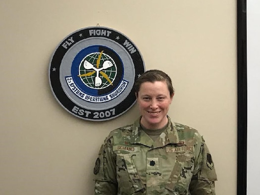 Photo of Lt. Col. Heidi Schiano, 2d Systems Operations Squadron commander.