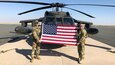 Chief Warrant Officer 3 Rich Adams and 1st Lt. Ernie Carlson flew 1500 hours-worth of combat missions in an AH-64 Apache helicopter during Operation Iraqi Freedom in 2006. Fifteen years later, now Chief Warrant Officer 5 Adams and Maj. Carlson are back in the Middle East serving with the 28th Expeditionary Combat Aviation Brigade in support of Operation Inherent Resolve, the fight against Daesh, and Operation Spartan Shield. They recently had an opportunity to fly a mission together again, just like old times but this time in a UH-60 Black Hawk. (U.S. Army photo by Chief Warrant Officer 5 Rich Adams)