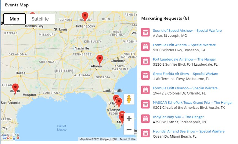 Air Force Recruiting Service released the Total Force Marketing Management Tool, Mar. 16, 2021.