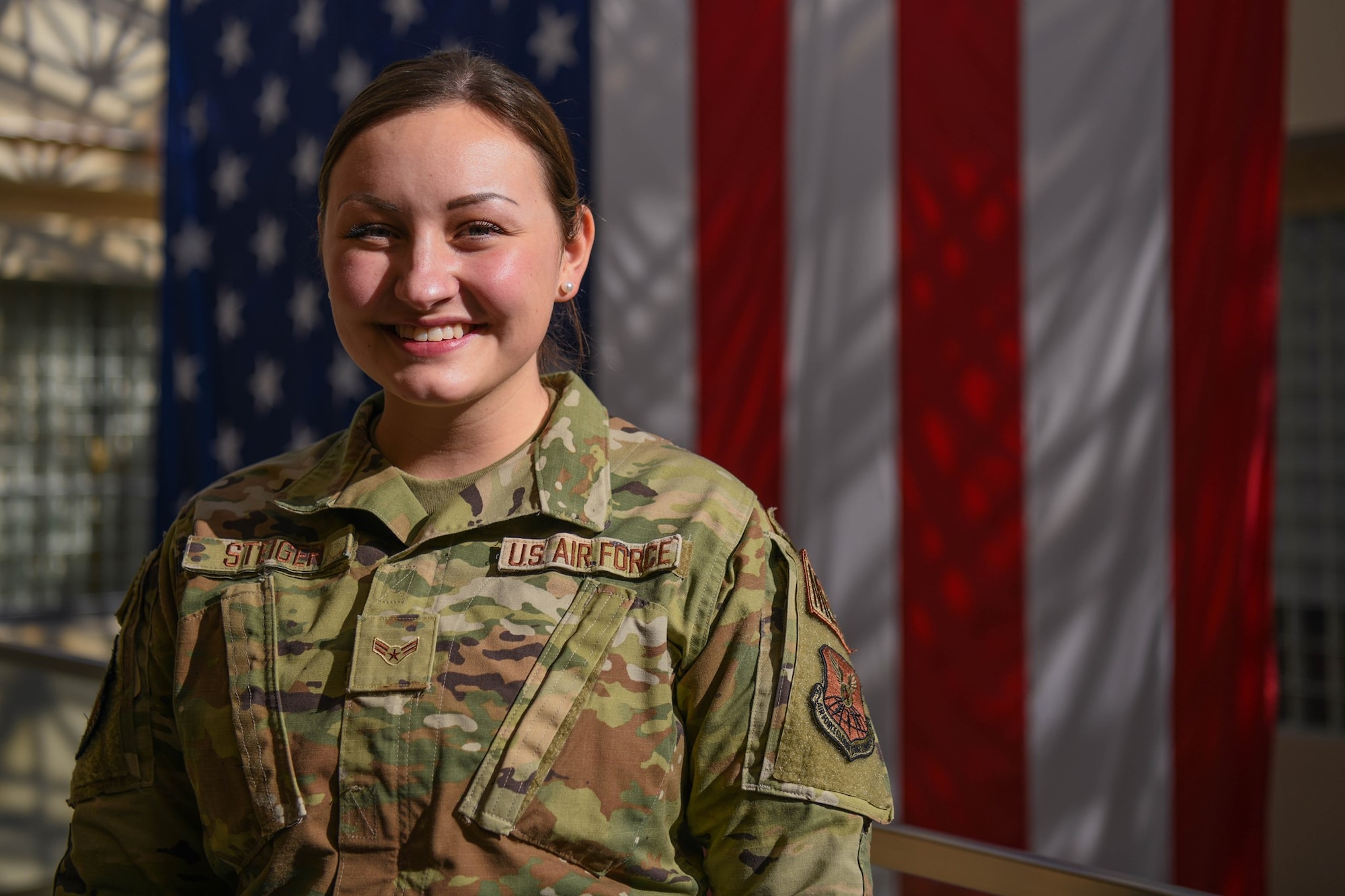 A1C Alexandria Steiger is an Aerospace Medical Technician for the 5th Operational Medical Readiness Squadron at Minot Air Force Base, North Dakota March 3, 2021.