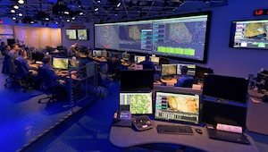 Common Mission Control Center at Beale Air Force Base, California, 5 March 2021.