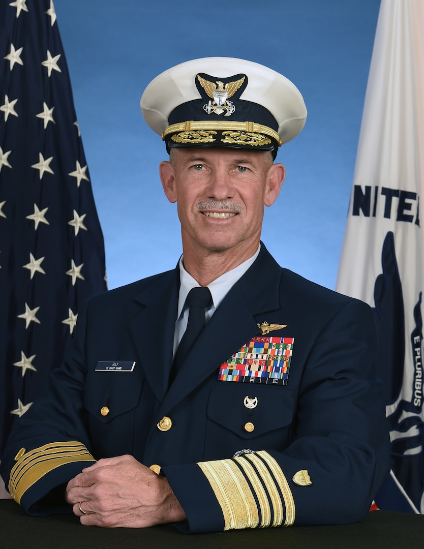Portrait of Coast Guard Vice Commandant Vice Adm. Charles Ray.