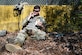 A U.S. Army Soldier opens part of his MRE (Meal Ready to Eat) during a training exercise at Joint Base Langley-Eustis, Virginia, March 10, 2021.