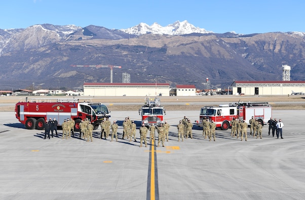 Aviano’s Fire Department earned the Air Force Fire Department of the Year for 2020.