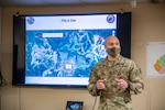 Members of the West Virginia National Guard met with personnel from the West Virginia Emergency Management Division, Mar. 10, 2021, in Dunbar, West Virginia, to discuss the upcoming Vigilant Guard exercise to be held in the Mountain State later this summer. The meeting was an opportunity to brainstorm and coordinate ideas for exercise goals and mission requirements, identify participating agencies who currently are scheduled to participate and those who might wish to engage, and to build a common operating picture for the upcoming event. (U.S. Army National Guard photos by Edwin L. Wriston)