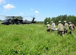 1710th TC teams with aviators for MEDEVAC exercise