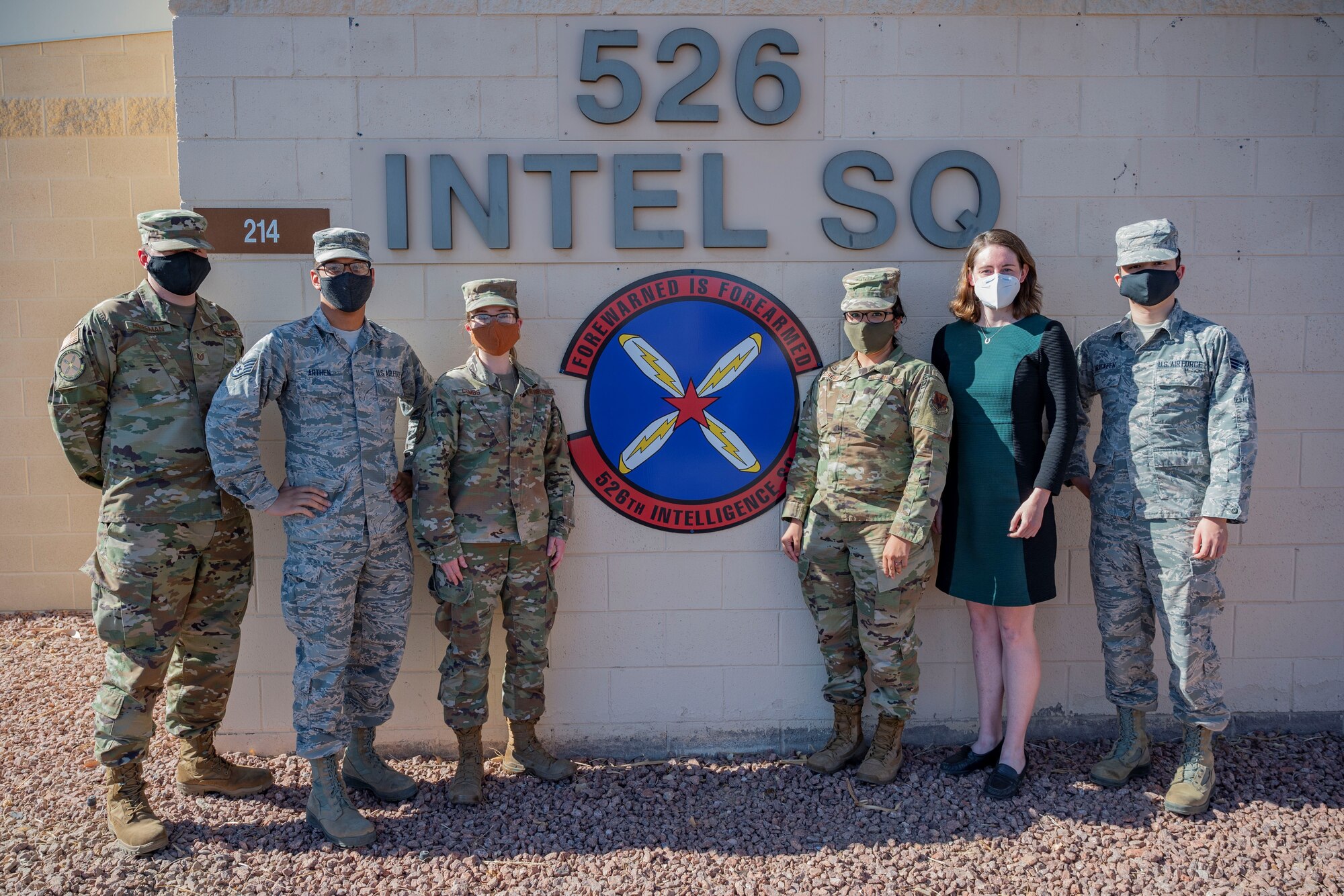 Airmen from 526th IS pose for photo