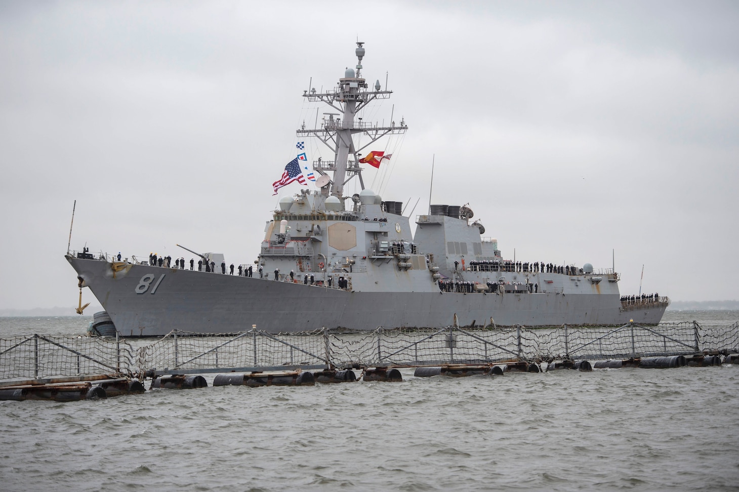 Winston S. Churchill Returns To Homeport After 9-month Deployment 