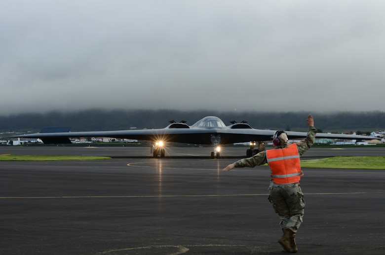 The B-2's deployment to Lajes Field provides a staging point allowing commanders to confront a broad range of global challenges in support of the National Defense Strategy, through the employment of a multi-role bomber.