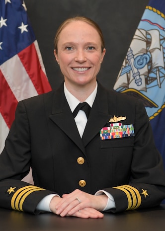 Studio portrait of Cmdr. Jacobson