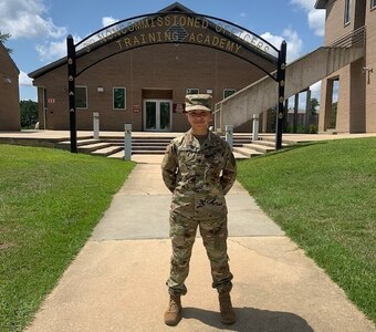 Army supply specialist, honors student competes for beauty crown