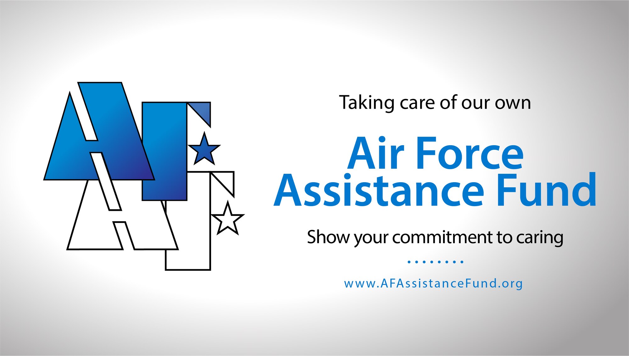 Graphic depicting the AFAF campaign and website www.AFAssistanceFund.org.
