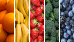 Healthy eating includes a variety of colorful fruits and vegetables.