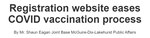 Registration website eases COVID vaccination process