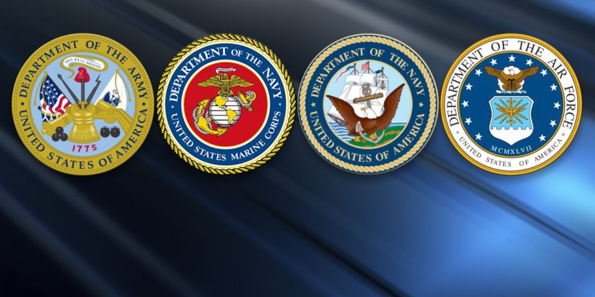 United States Army, Navy, Air Force and Marine Corps Emblems