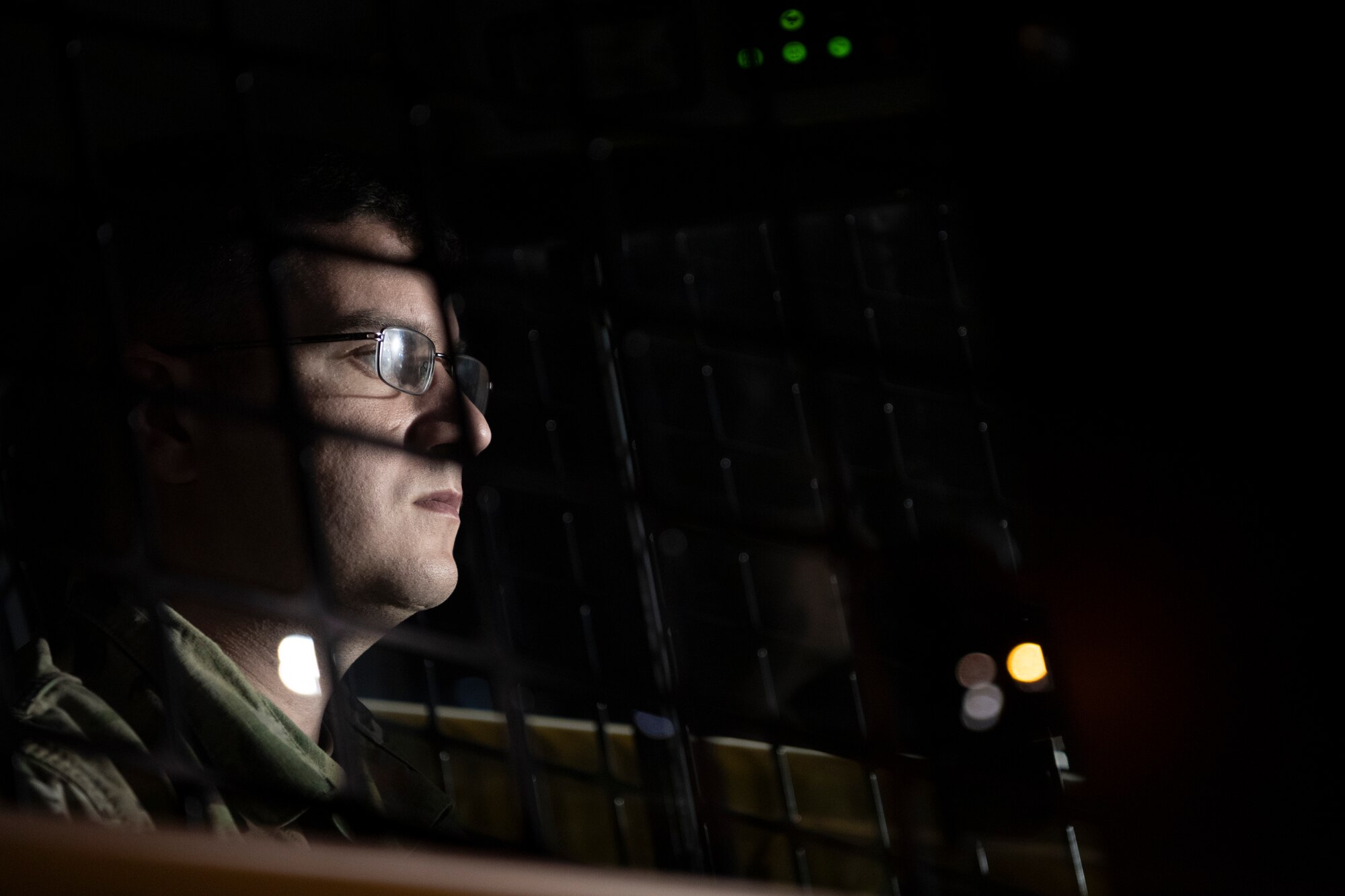 U.S. Air Force Staff Sgt. Joshua Dane, 52nd Civil Engineer Squadron’s Rapid Airfield Damage Recovery team member, operates compact tracked loader during runway repair operations as part of the AGILE SABRE exercise on Spangdahlem Air Base, Germany, March 23, 2021.