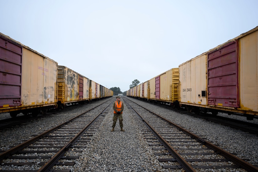 No train, no gain: U.S. Army keeps the freight moving