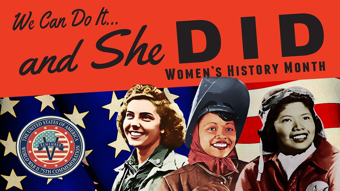 A banner graphic for Women's History Month