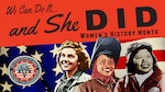 A banner graphic for Women's History Month