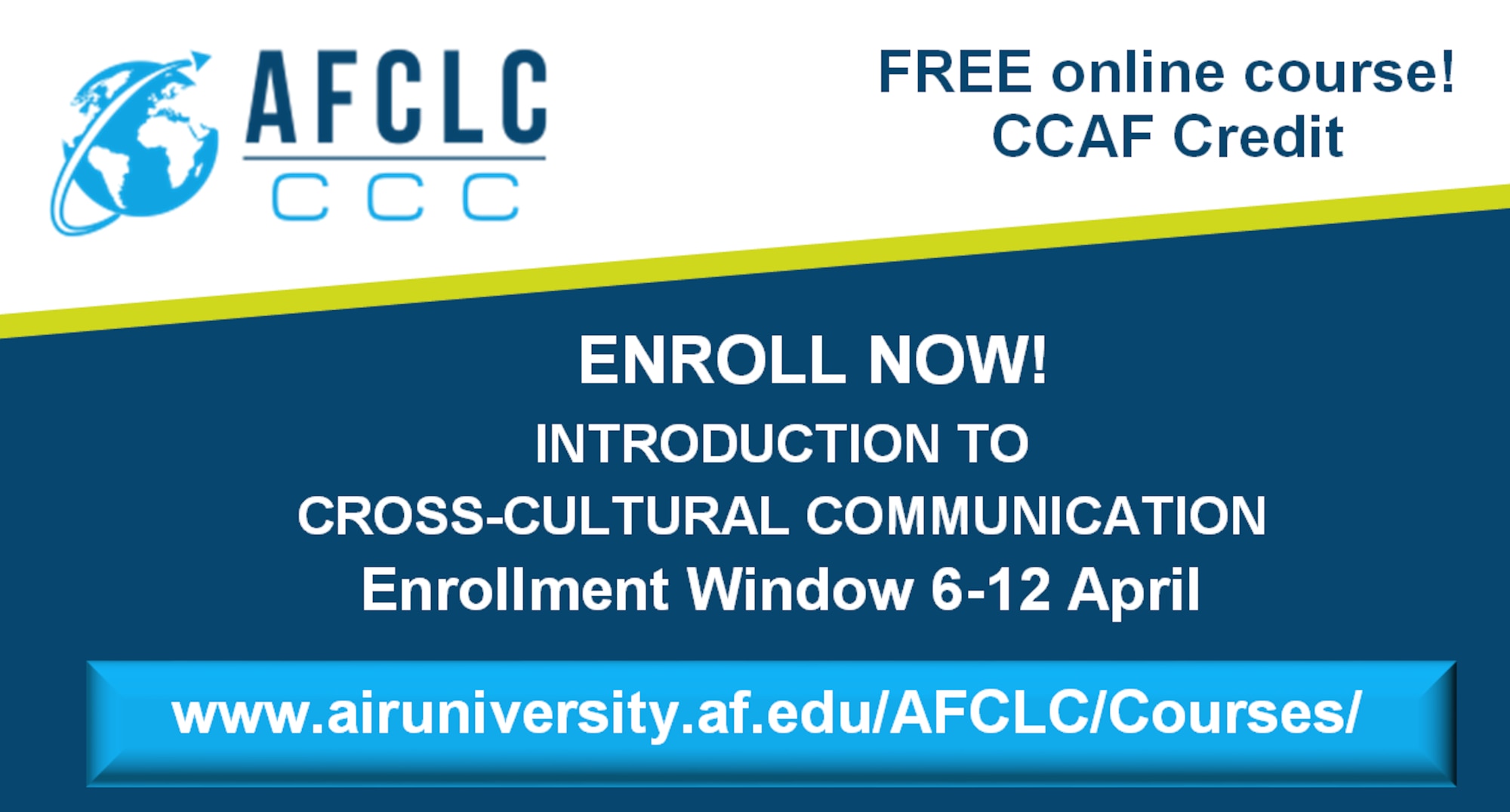 Enrollment Open for Introduction to Cross-Cultural Communication – 6-12 April