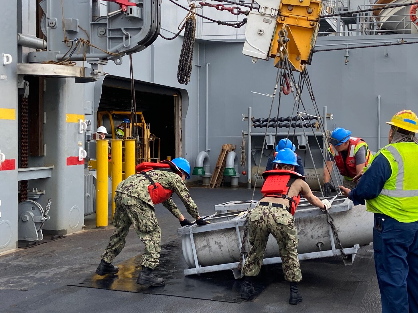 CART Personnel Prepare Ammunition For Transfer.