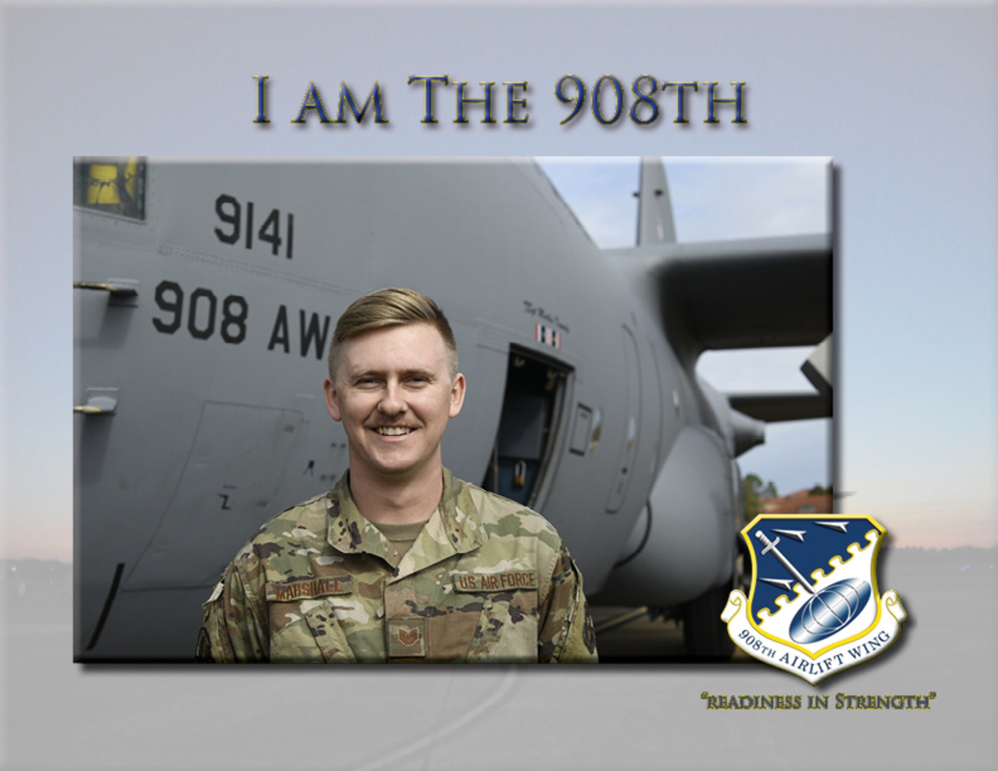 Technical Sgt. Matthew Marshall is a crew chief with the 908th Aircraft Maintenance Squadron