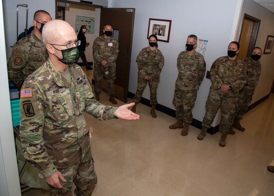 Lt. Gen. Ronald Place visits Sheppard