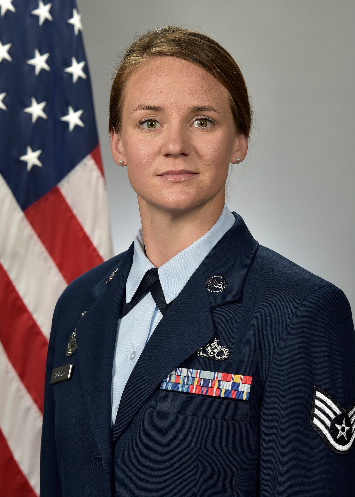 U.S. Air Force Staff Sgt. Kayla Roberts, 21st Civil Engineer Squadron fire inspector. Roberts was recognized in Feb. 19, 2021 as the 2020 GEICO Military Service Award recipient for her exceptional contributions and service in fire and safety. (Courtesy photo)