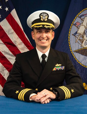 Studio portrait of Cmdr. Robert Ireland