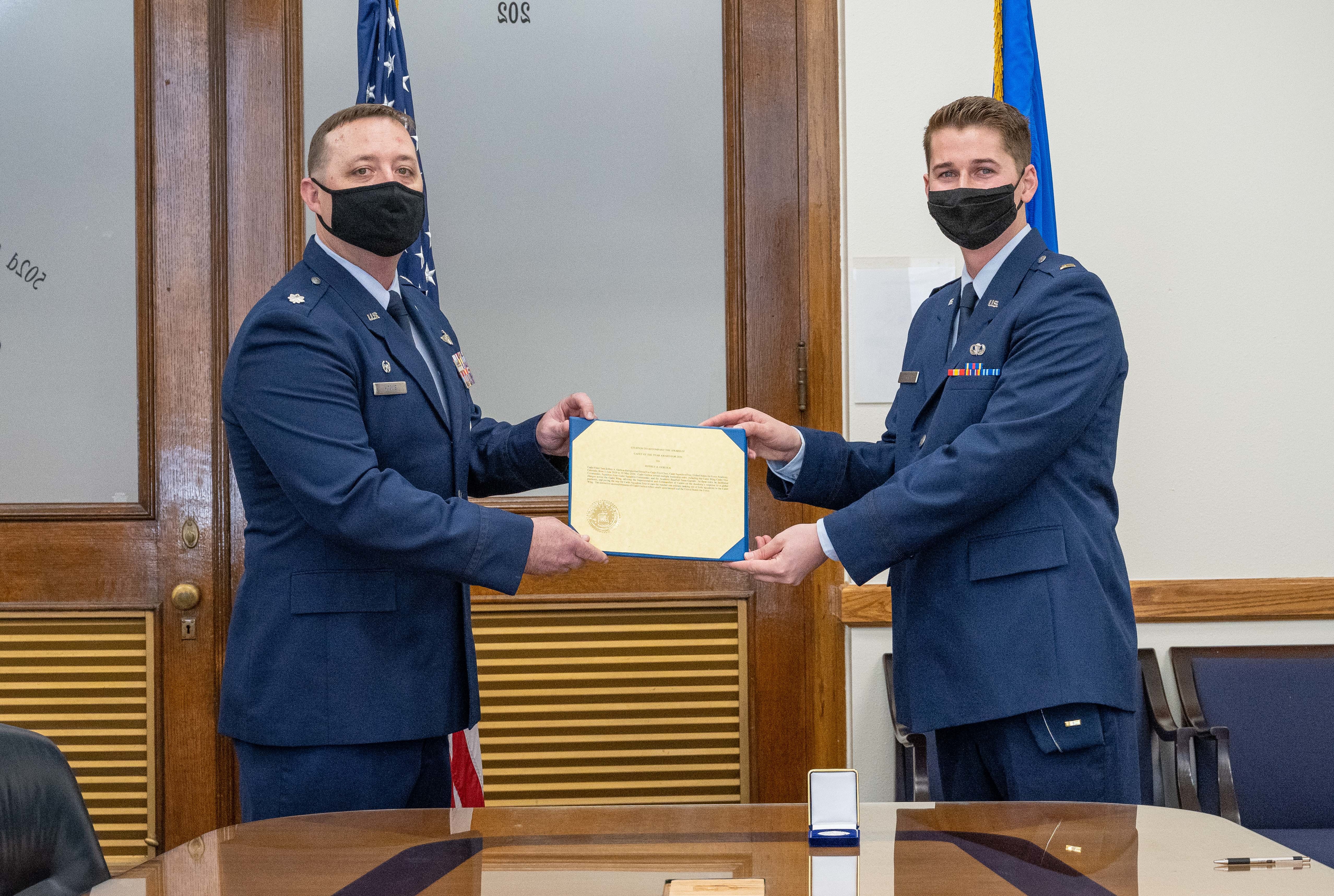 558th FTS student receives 2020 Air Force Academy Cadet of the Year award >Joint Base San Antonio >News