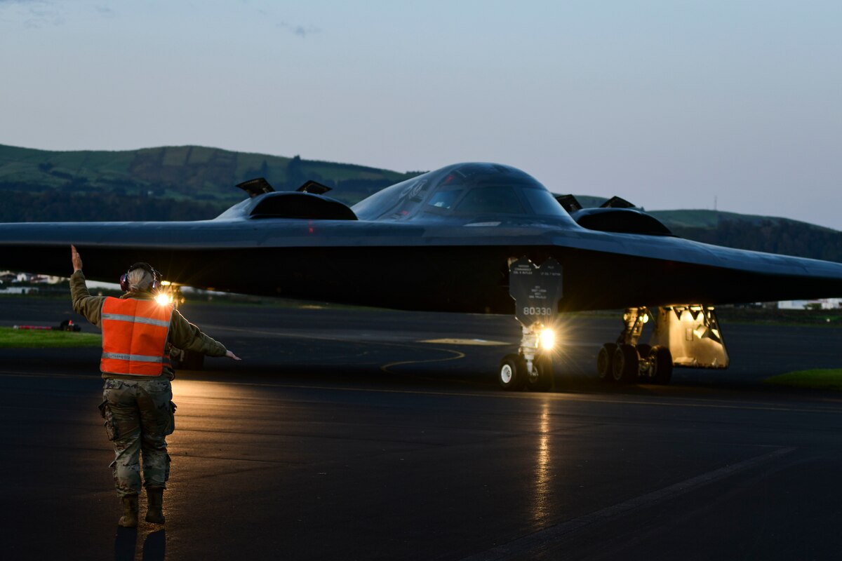 B2 depart Lajes Field for final BTF Europe integration mission